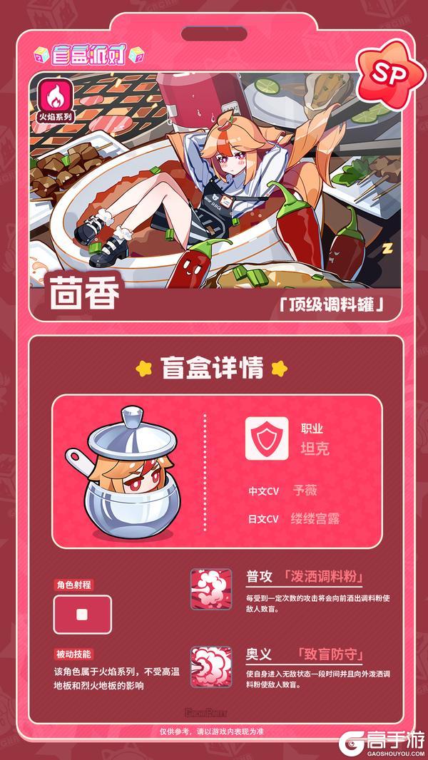 《盲盒派对》【火焰系列盲盒上新】顶级调料罐|茴香