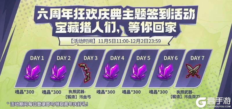 《失落城堡》六周年大版本定档11月5日，军团入侵，猎人集结！