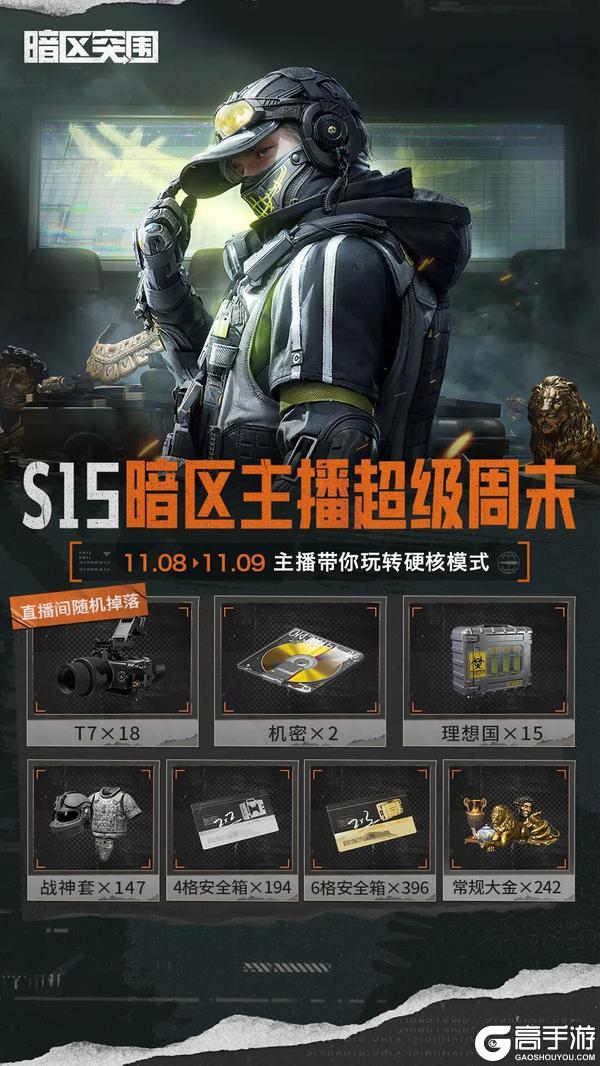 《暗区突围》主播超级周末丨挑战最高撤离金额！