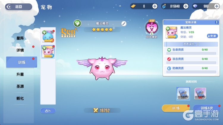 风之国世界--游戏玩法--宠物养成