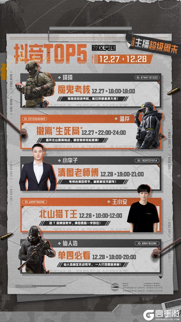 《暗区突围》主播超级周末丨一人打四实战教学！手法思路一步到位！