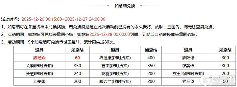 《三国杀OL互通版》【官方活动】冬至祈福族杨众来袭 清雅趣逗*清河公主寻宝阁上新