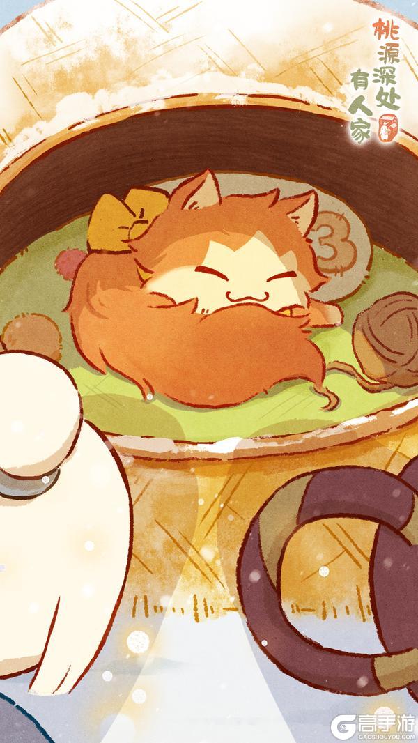 《桃源深处有人家》萝萝山初雪手札丨冬阳 暖榻 小猫咪