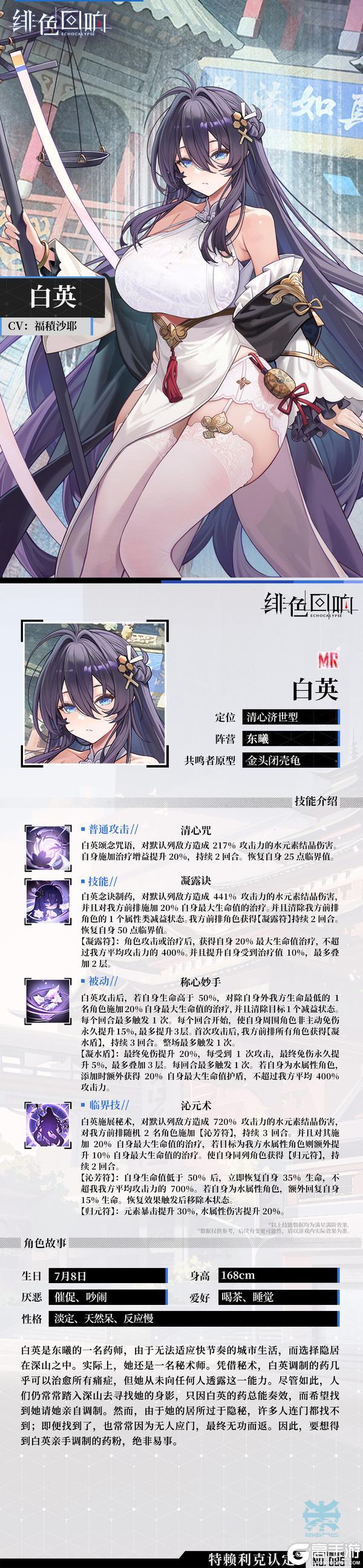 《绯色回响》【芬里尔专属栏目】白英的情报