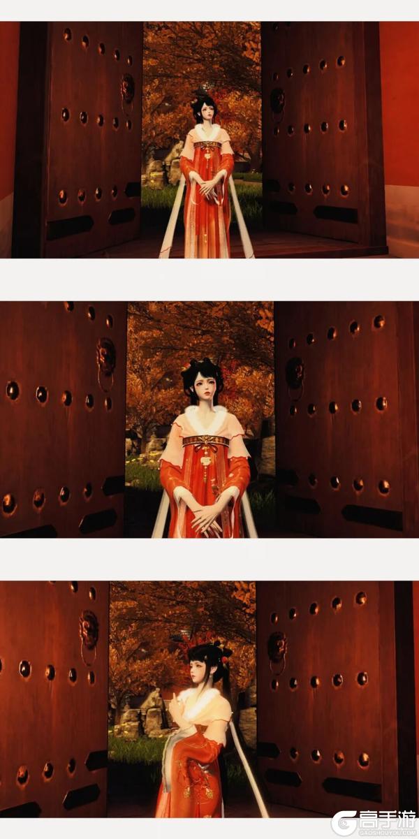 《一梦江湖》高雅少侠品鉴晴雪节穿搭中……