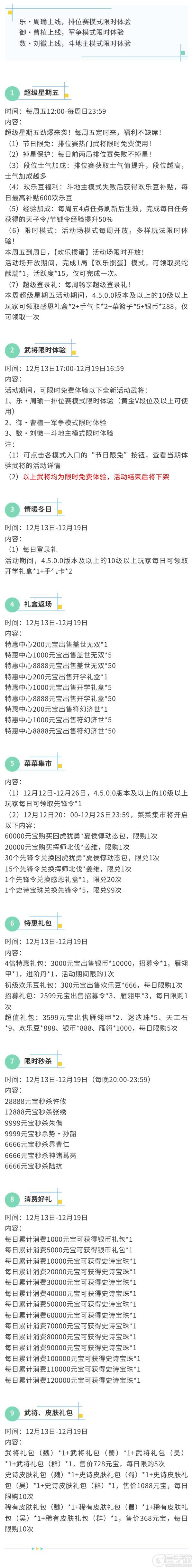 《三国杀移动版》官方活动：情暖冬日