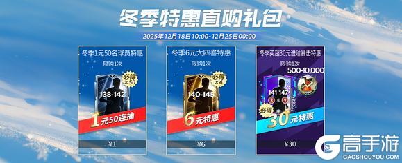 《FC足球世界》更新爆料丨冬季英超活动全新上线,1.1人气11人返场节投票开启!