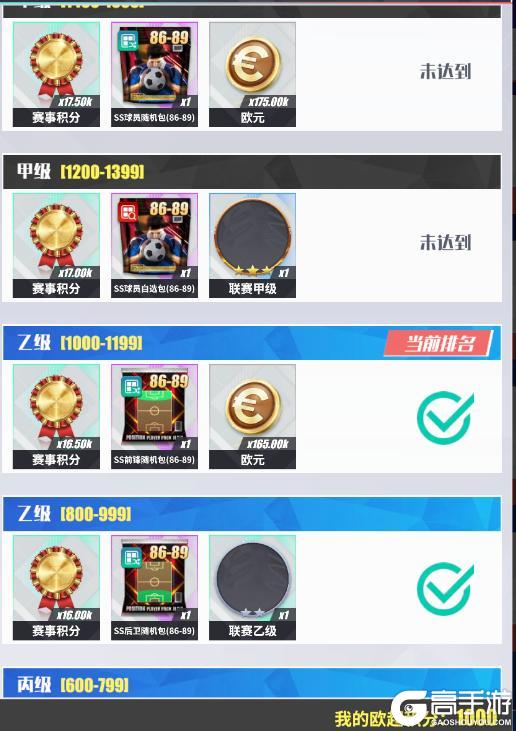 《足球决》玩法简介| 欧超联赛