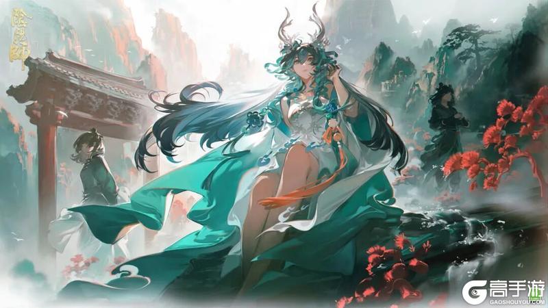 《阴阳师》花合战新皮肤情报丨青龙点水，渌意春早