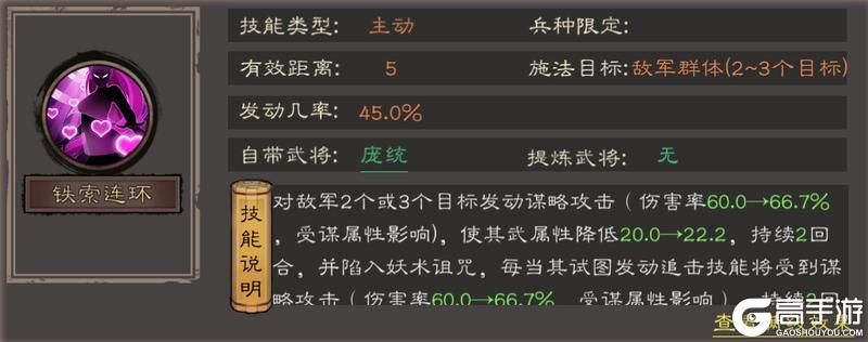 《三国乱世霸王》武将攻略:庞统技能&武将搭配推荐