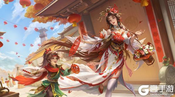 《三国杀OL互通版》【官方活动】元旦祈福限定吕玲绮 蝶剪春风*胡金定琳琅绘卷上新