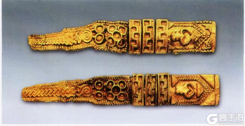 博物偃武丨西汉牛头纹压花金剑鞘的前世与今生