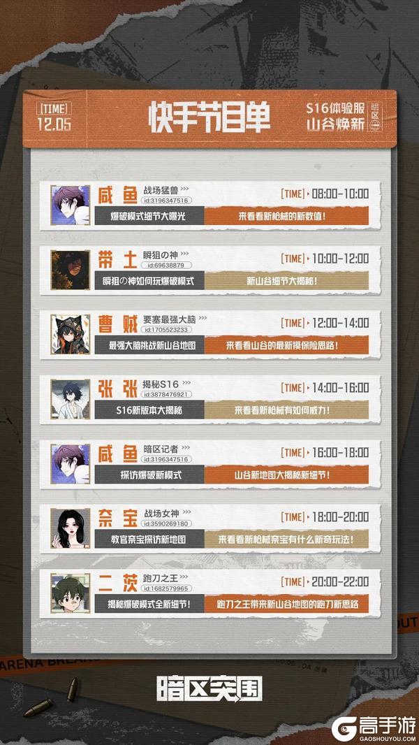 《暗区突围》S16体验服上线！主播带你勇闯山谷新地图！