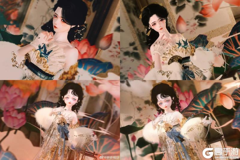 《一梦江湖》高雅少侠品鉴晴雪节穿搭中……