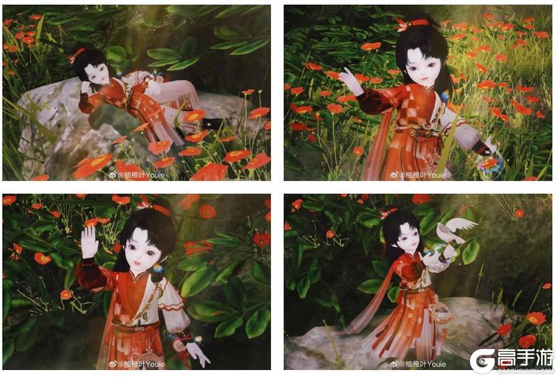 《一梦江湖》高雅少侠品鉴晴雪节穿搭中……