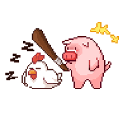 《见习猎魔团》【浮空岛日记】现已上线微信表情包！🎉