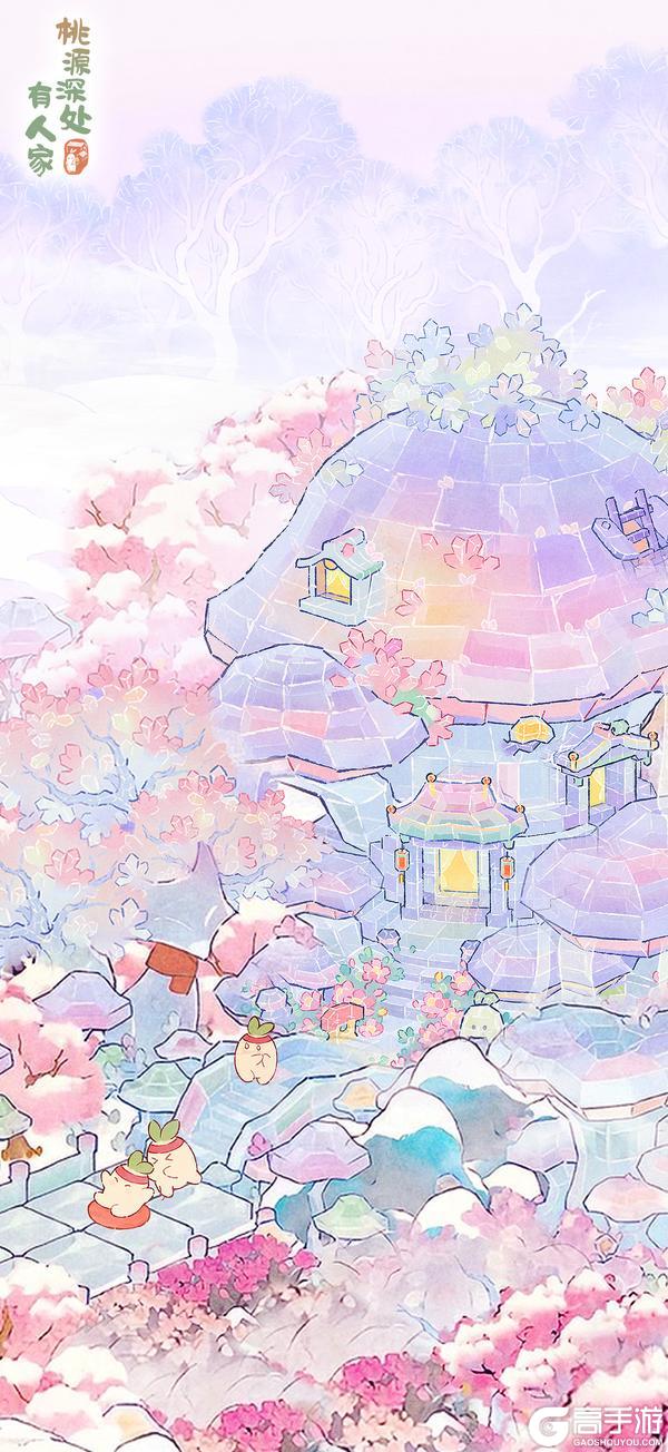 《桃源深处有人家》萝萝山搭建灵感丨雪，把萝困在这里！