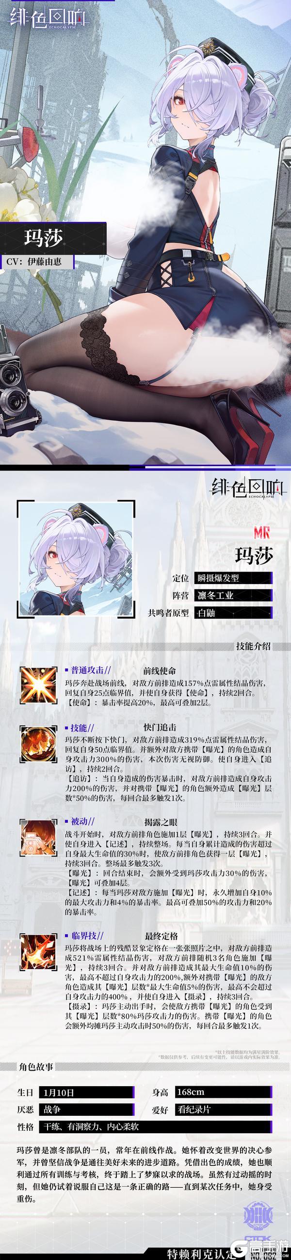 《绯色回响》玛莎的情报