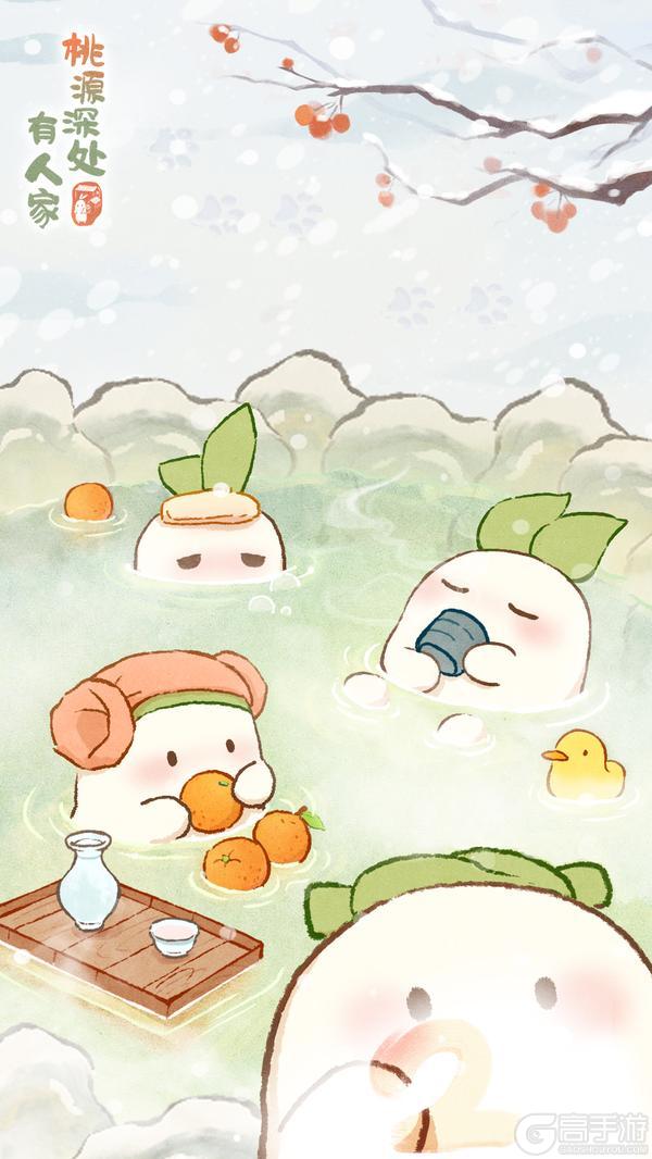 《桃源深处有人家》萝萝山初雪手札丨水雾氤氲，萝躯暖暖