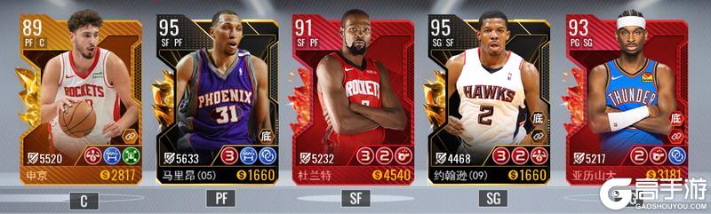 《美职篮篮球世界》阵容推荐:六套开荒阵容搭配指南!