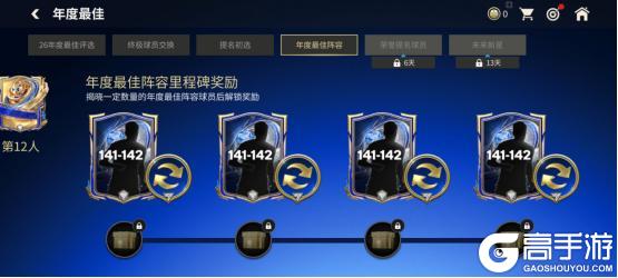 《FC足球世界》年度最佳阵容章节更新，年度最佳传奇球员登场