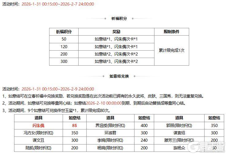 《三国杀OL互通版》【官方活动】立春祈福闪朱儁来袭 渊狱之煞*魔吕布琳琅绘卷上新
