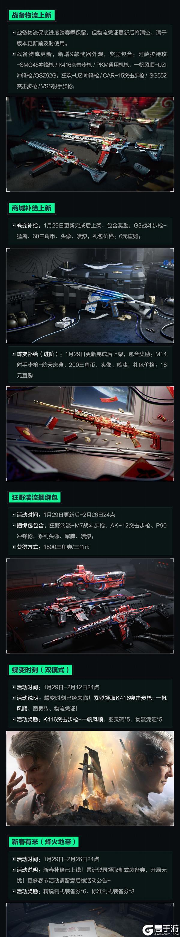 《三角洲行动》1月29日更新公告丨新赛季【蝶变时刻】即将开启！