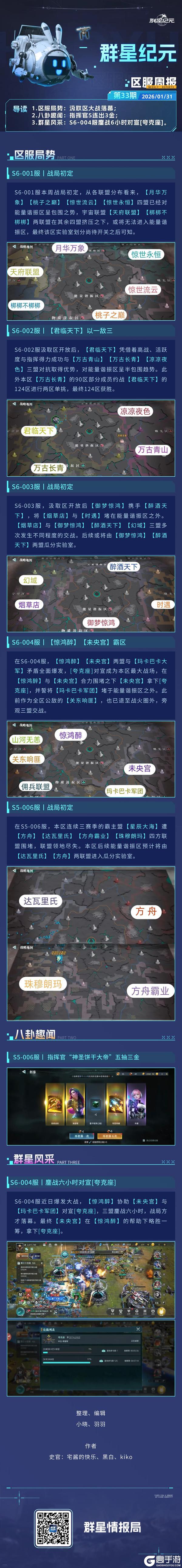《群星纪元》S6赛季战局初定 静待最终决战开启