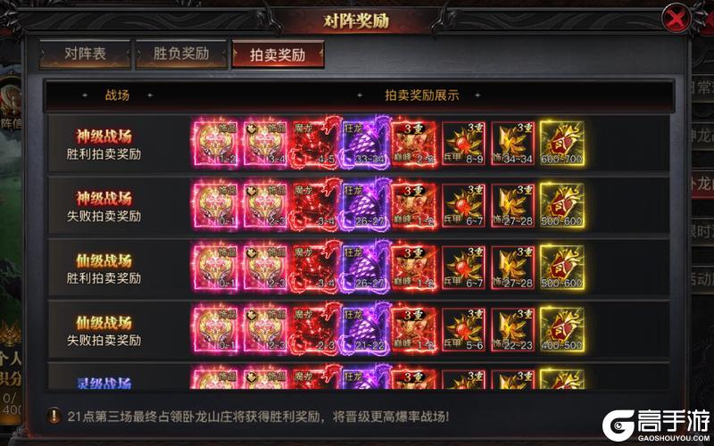 《烈焰觉醒》GVG攻略：「卧龙山庄」玩法制霸攻略指南！