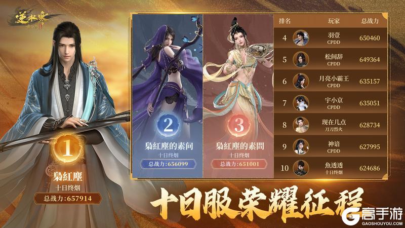 《遇见逆水寒》十日封神！逆水寒玩家实力恐怖如斯！