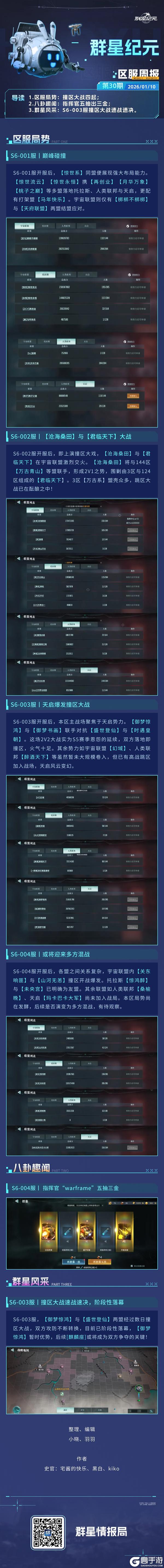 《群星纪元》S6赛季战火重燃，多区服开启撞区大战！