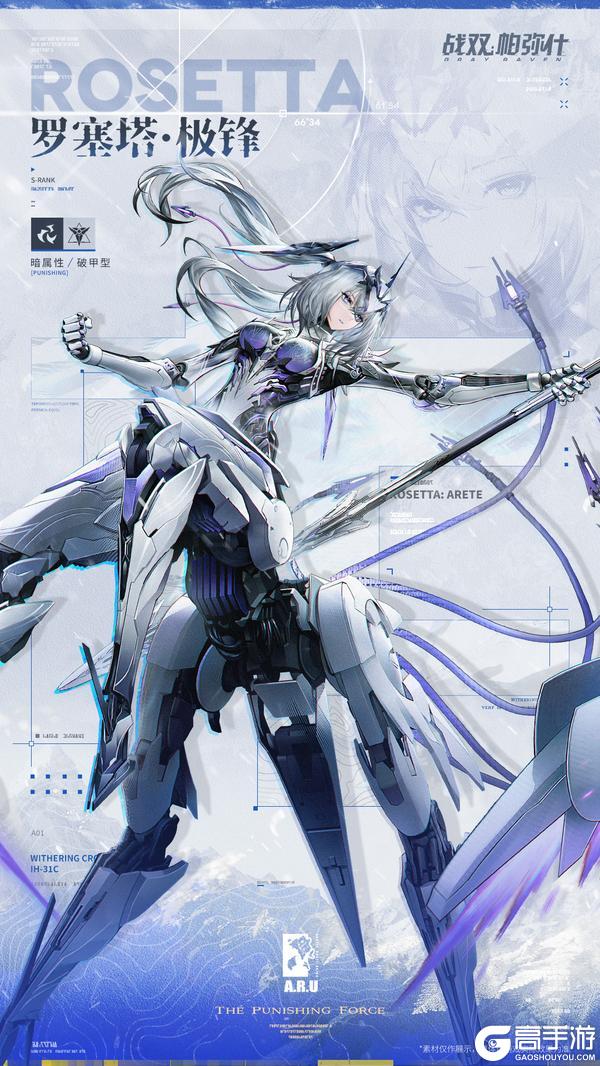 《战双帕弥什》【罗塞塔·极锋】战斗技能展示