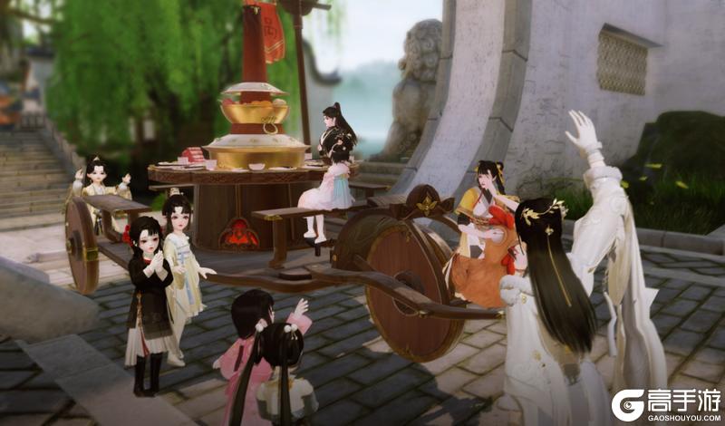 《一梦江湖》全新火锅车冰天雪地锅热力上线！结义玩法优化