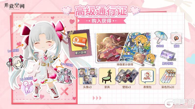 《开放空间》高级通行证奖励一览