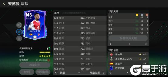 《FC足球世界》巨星来袭：欧冠联赛热门左边锋推荐