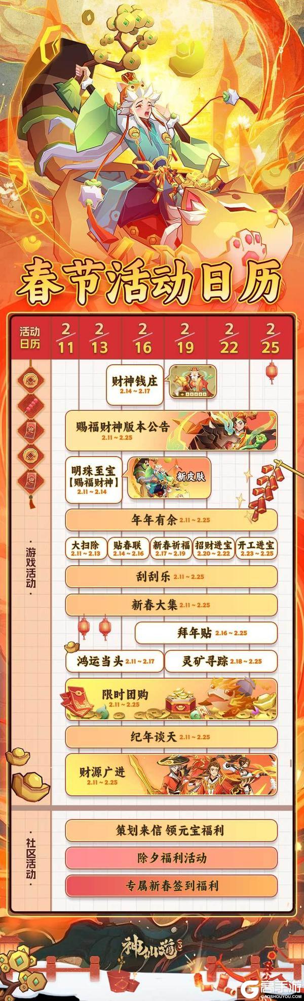 《神仙道3》新春庆典 |万马迎春来,三界焕新彩!新春活动「万马贺春」开启!