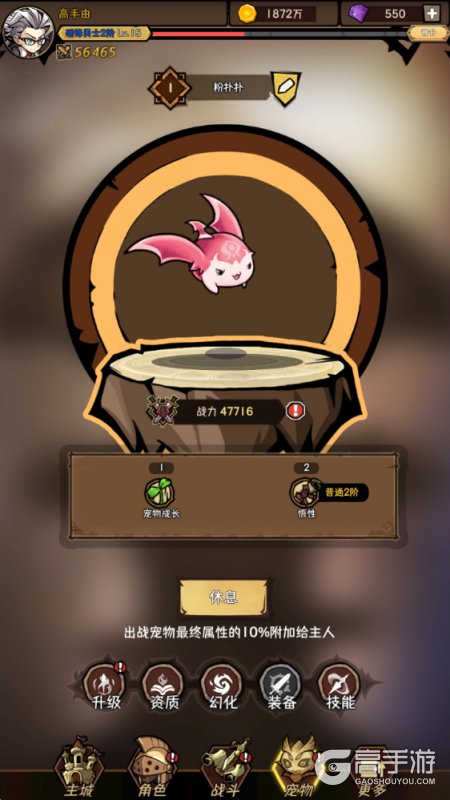 荣耀冒险王--游戏玩法--宠物