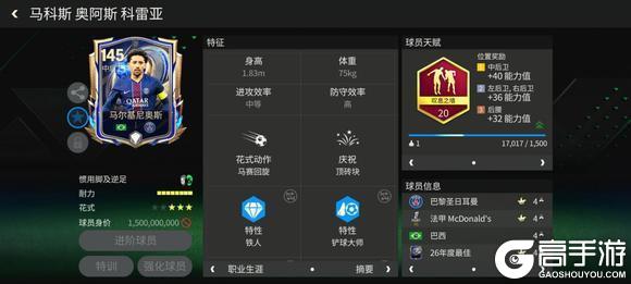 《FC足球世界》巨星来袭：年度最佳大巴黎冠军后卫——马尔基尼奥斯