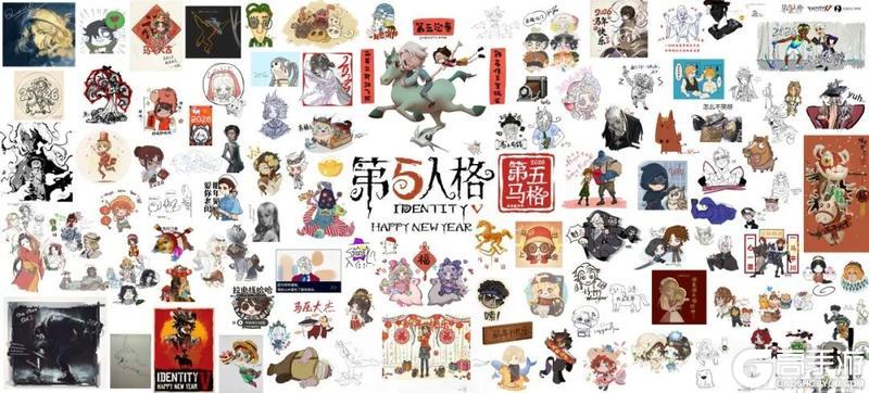 《第五人格》Joker工作室的小伙伴们为大家准备的手绘贺图