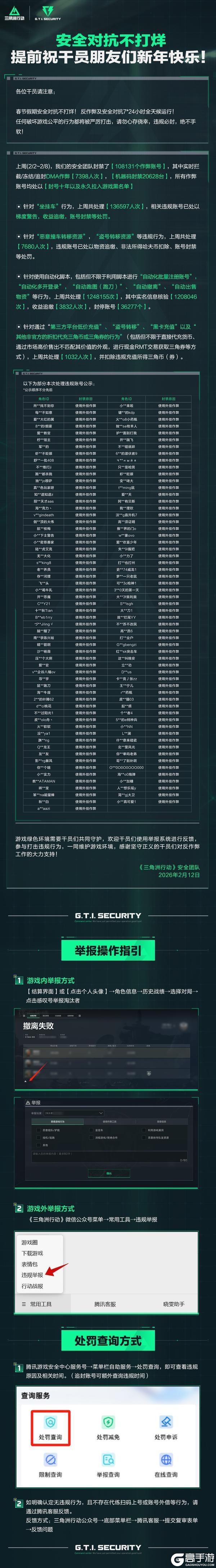 《三角洲行动》安全对抗不打烊，提前祝干员朋友们新年快乐！