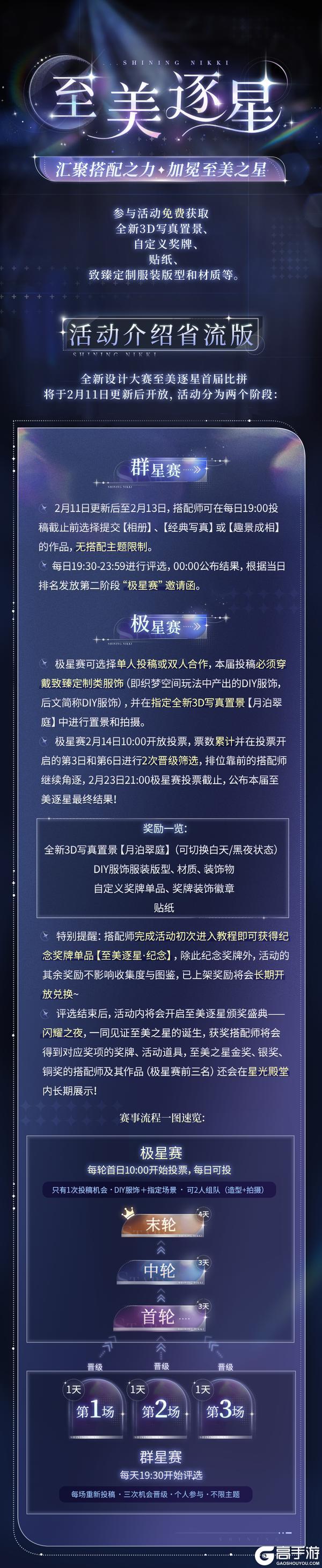 《闪耀暖暖》【全新设计大赛】首届至美逐星即将开启，免费获取全新3D写真置景