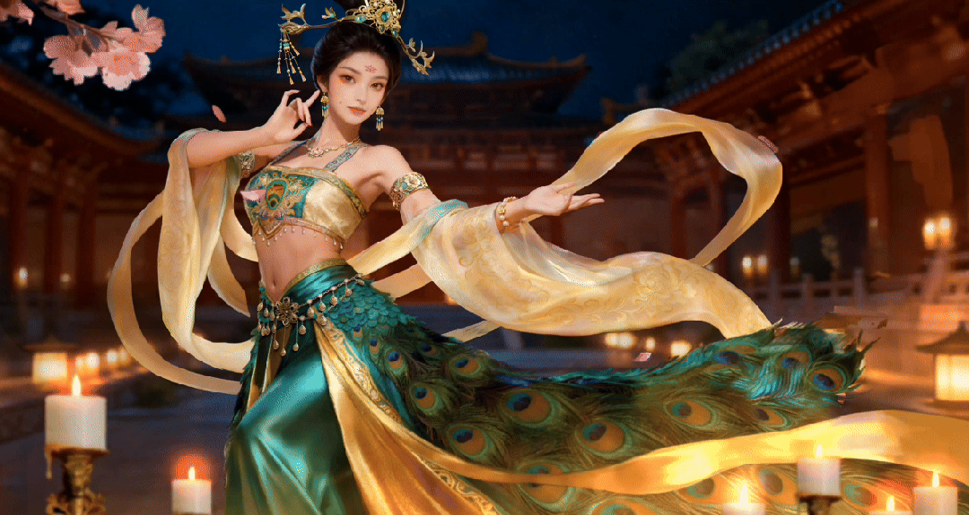 《世界启元》新皮肤资讯丨杨玉环皮肤「霓裳羽衣曲」即将登场！