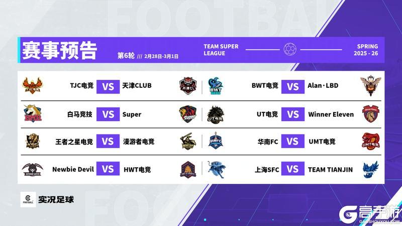 《实况足球》BWT电竞豪取五连胜势不可挡