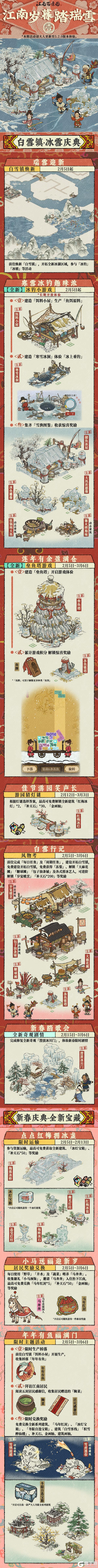 《江南百景图》【活动预告】2月5日起,「新春庆典」日程开启体验!