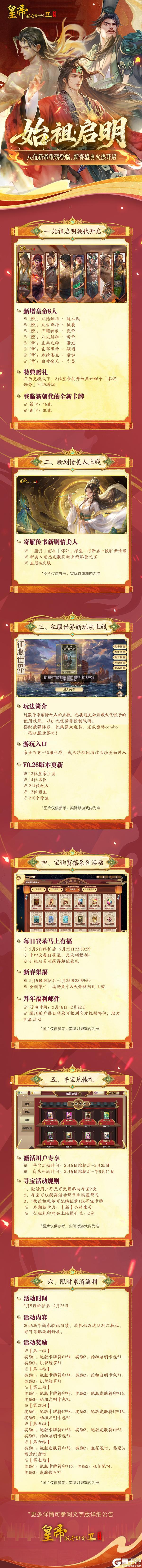 《皇帝成长计划2》八位新帝重磅登临 新春盛典火热开启！