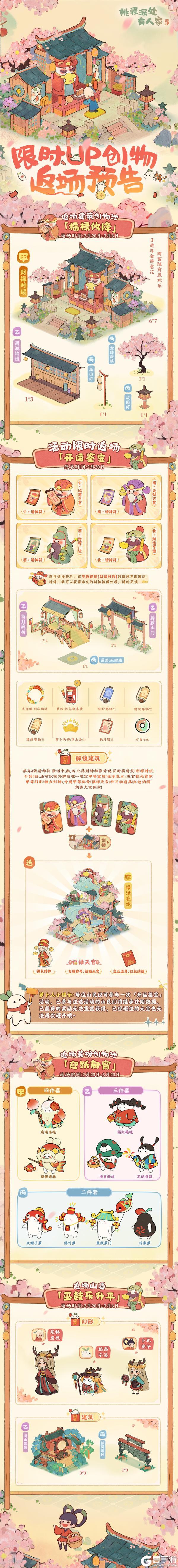 《桃源深处有人家》财神来到你门前！「福禄攸降」创物池即将返场