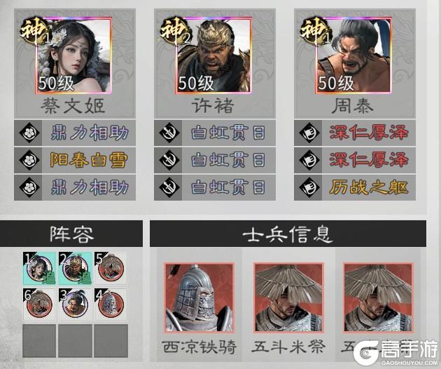 《三国：天下归心》虎痴擎岳护瑶琴 血铠回春守汉音