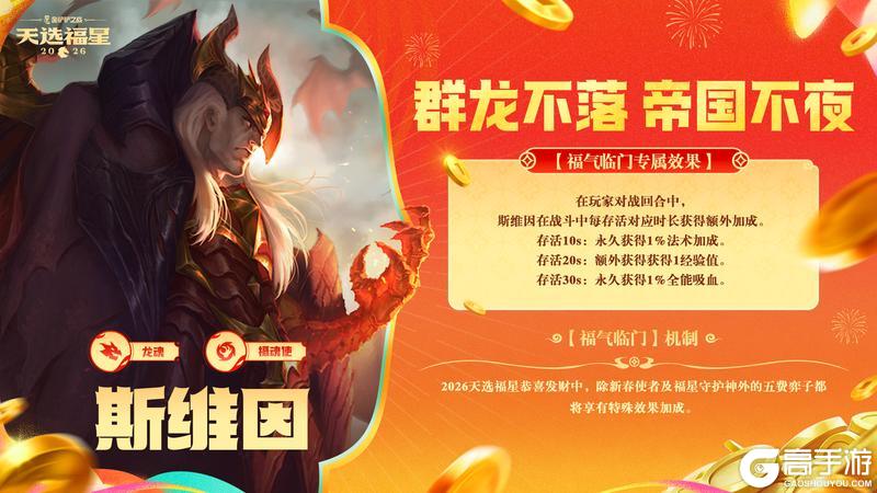 《金铲铲之战》天选福星恭喜发财机制前瞻&享味巡游限时活动等即将开启！