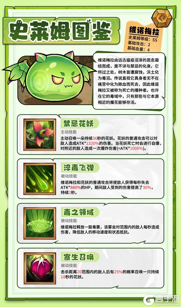 《史莱姆城堡》史莱姆图鉴——维诺梅拉