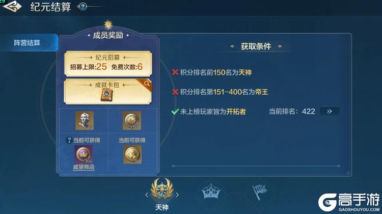 《世界启元》无限纪元「陨火燃天」第一批次结算预告